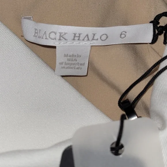 BLACK HALO☆ Cap- Sleeve Belted wide-leg Jumpsuit - Picture 11 of 14